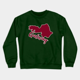 County Galway/Gaillimh Irish Pride Crewneck Sweatshirt